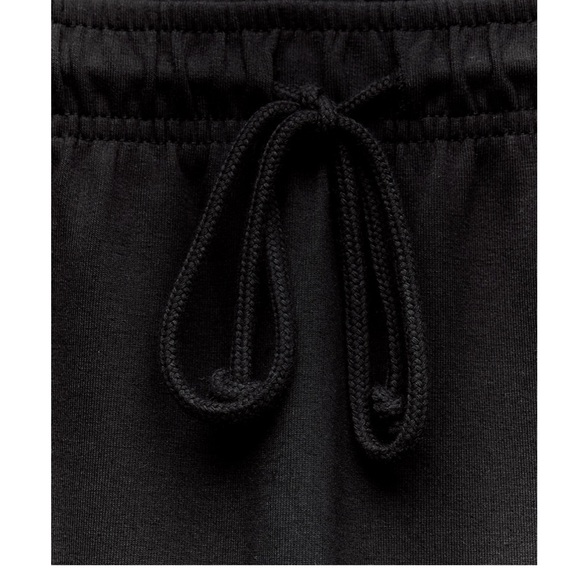 ZARA Plush Black Midi Skirt - Picture 3 of 6